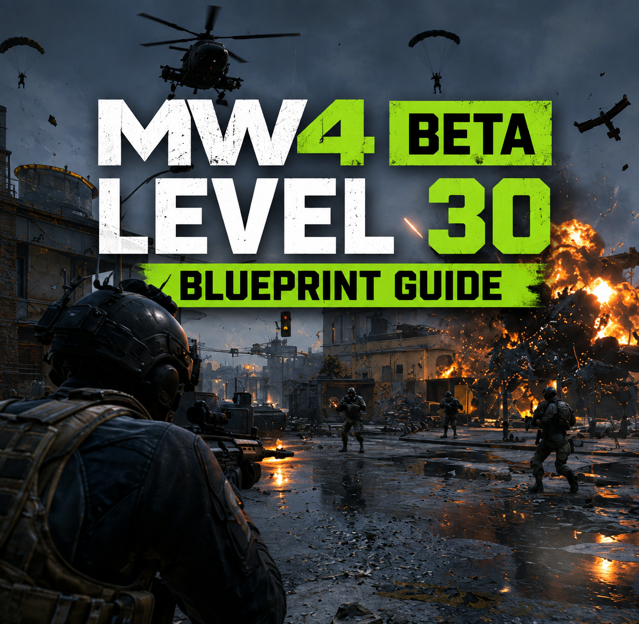 MW4 Beta Level 30 Blueprint Guide